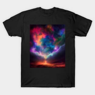 Rainbow Nebula Galaxy T-Shirt